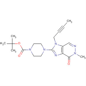 635723-60-3  1-Piperazinecarboxylic acid,4-[1-(2-butynyl)-4,5-dihydro-5-methyl-4-oxo-1H-imidazo[4,5-d]pyridazin-2-yl]-, 1,1-dimethylethyl ester