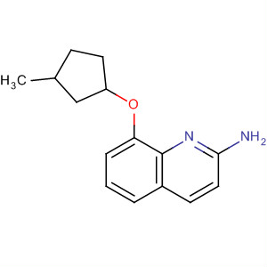 635755-35-0  2-Quinolinamine, 8-[(3-methylcyclopentyl)oxy]-