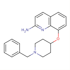 635756-02-4  2-Quinolinamine, 8-[[1-(phenylmethyl)-4-piperidinyl]oxy]-