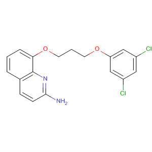 635756-16-0  2-Quinolinamine, 8-[3-(3,5-dichlorophenoxy)propoxy]-