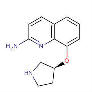 635757-45-8  2-Quinolinamine, 8-[(3S)-3-pyrrolidinyloxy]-