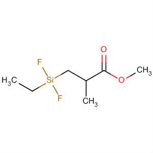63620-09-7  Propanoic acid, 3-(ethyldifluorosilyl)-2-methyl-, methyl ester