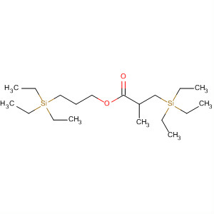 63620-23-5  Propanoic acid, 2-methyl-3-(triethylsilyl)-, 3-(triethylsilyl)propyl ester