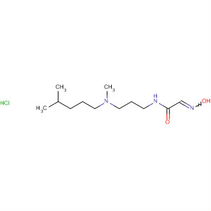 63636-56-6  Acetamide,2-(hydroxyimino)-N-[3-[methyl(4-methylpentyl)amino]propyl]-,monohydrochloride