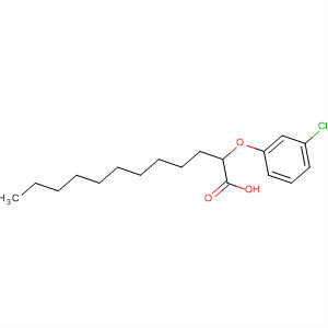 63645-57-8  Dodecanoic acid, 2-(3-chlorophenoxy)-
