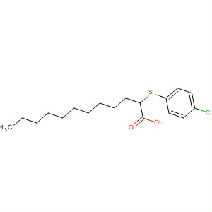 63645-63-6  Dodecanoic acid, 2-[(4-chlorophenyl)thio]-