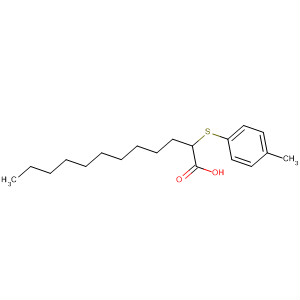 63645-64-7  Dodecanoic acid, 2-[(4-methylphenyl)thio]-
