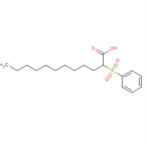 63645-66-9  Dodecanoic acid, 2-(phenylsulfonyl)-