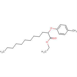 63645-86-3  Dodecanoic acid, 2-(4-methylphenoxy)-, ethyl ester