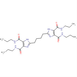 63650-87-3  1H-Imidazole-4,5-dicarboxamide,2,2'-(1,4-butanediyl)bis[N,N'-dipropyl-