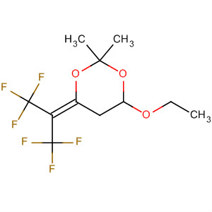 636566-00-2  1,3-Dioxane,4-ethoxy-2,2-dimethyl-6-[2,2,2-trifluoro-1-(trifluoromethyl)ethylidene]-