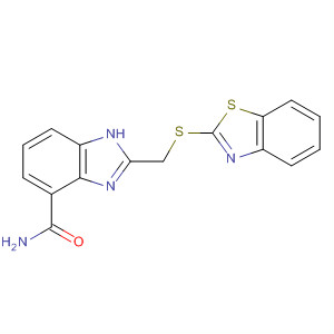 636573-85-8  1H-Benzimidazole-4-carboxamide, 2-[(2-benzothiazolylthio)methyl]-