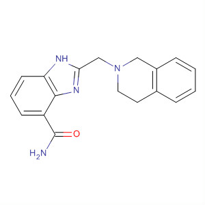 636574-02-2  1H-Benzimidazole-4-carboxamide,2-[(3,4-dihydro-2(1H)-isoquinolinyl)methyl]-