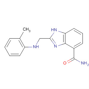 636574-03-3  1H-Benzimidazole-4-carboxamide, 2-[(methylphenylamino)methyl]-