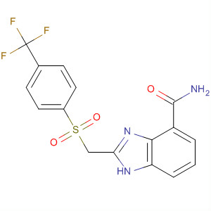 636574-18-0  1H-Benzimidazole-4-carboxamide,2-[[[4-(trifluoromethyl)phenyl]sulfonyl]methyl]-