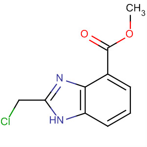 636574-35-1  1H-Benzimidazole-4-carboxylic acid, 2-(chloromethyl)-, methyl ester
