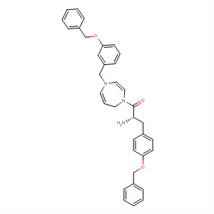 636604-36-9  1H-1,4-Diazepine,1-[(2S)-2-amino-1-oxo-3-[4-(phenylmethoxy)phenyl]propyl]hexahydro-4-[[3-(phenylmethoxy)phenyl]methyl]-