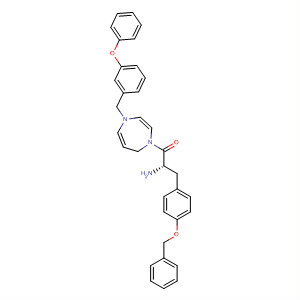 636604-38-1  1H-1,4-Diazepine,1-[(2S)-2-amino-1-oxo-3-[4-(phenylmethoxy)phenyl]propyl]hexahydro-4-[(3-phenoxyphenyl)methyl]-