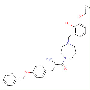 636604-80-3  1H-1,4-Diazepine,1-[(2S)-2-amino-1-oxo-3-[4-(phenylmethoxy)phenyl]propyl]-4-[(3-ethoxy-2-hydroxyphenyl)methyl]hexahydro-