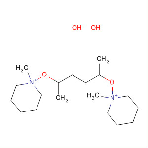 627874-05-9  Piperidinium, 1,1'-(1,4-dimethyl-1,4-butanediyl)bis[1-methyl-,dihydroxide