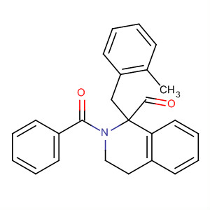 627883-51-6  1-Isoquinolinecarboxaldehyde,2-benzoyl-1,2,3,4-tetrahydro-1-[(2-methylphenyl)methyl]-