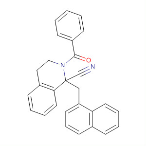 627883-68-5  1-Isoquinolinecarbonitrile,2-benzoyl-1,2,3,4-tetrahydro-1-(1-naphthalenylmethyl)-