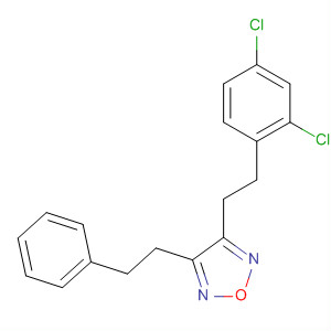 627904-62-5  1,2,5-Oxadiazole, 3-[2-(2,4-dichlorophenyl)ethyl]-4-(2-phenylethyl)-