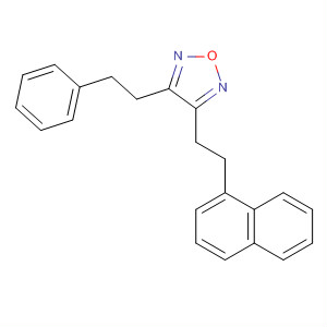 627904-63-6  1,2,5-Oxadiazole, 3-[2-(1-naphthalenyl)ethyl]-4-(2-phenylethyl)-