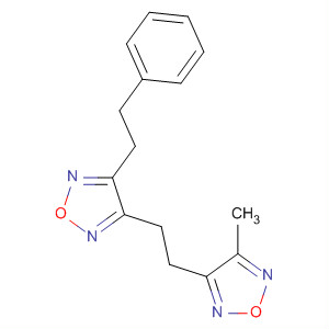 627904-65-8  1,2,5-Oxadiazole,3-[2-(4-methyl-1,2,5-oxadiazol-3-yl)ethyl]-4-(2-phenylethyl)-