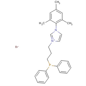 627911-49-3  1H-Imidazolium,1-[3-(diphenylphosphinyl)propyl]-3-(2,4,6-trimethylphenyl)-, bromide