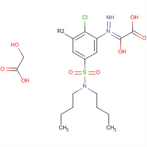 62793-63-9  Acetic acid,2,2'-[[2-chloro-5-[(dibutylamino)sulfonyl]-1,3-phenylene]diimino]bis[2-oxo-