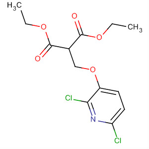 62805-26-9  Propanedioic acid, [(2,6-dichloro-3-pyridinyl)oxy]methyl-, diethyl ester