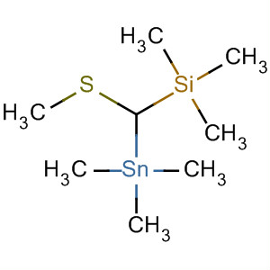 62813-19-8  Silane, trimethyl[(methylthio)(trimethylstannyl)methyl]-