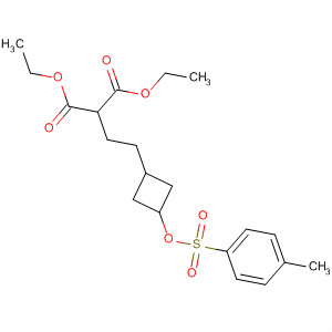 62821-22-1  Propanedioic acid, [2-[3-[[(4-methylphenyl)sulfonyl]oxy]cyclobutyl]ethyl]-,diethyl ester