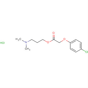 62834-51-9  Acetic acid, (4-chlorophenoxy)-, 3-(dimethylamino)propyl ester,hydrochloride