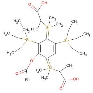 62838-98-6  Propanoic acid, 3,3'-[1,4-phenylenebis(dimethylsilylene)]bis-,bis(triethylsilyl) ester