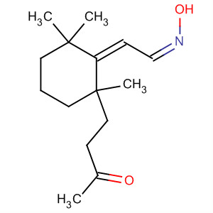 62845-61-8  Acetaldehyde, [2,2,6-trimethyl-6-(3-oxobutyl)cyclohexylidene]-, 1-oxime,(Z,Z)-