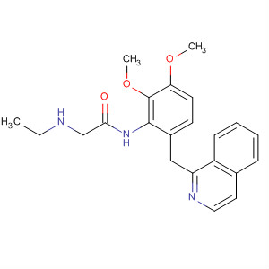 62847-14-7  Acetamide,2-(ethylamino)-N-[6-(1-isoquinolinylmethyl)-2,3-dimethoxyphenyl]-