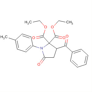 62851-34-7  2,2-Pyrrolidinedicarboxylic acid, 3-benzoyl-1-(4-methylphenyl)-5-oxo-,diethyl ester