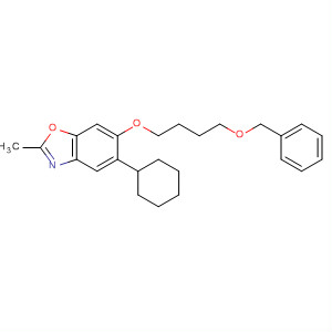 628690-66-4  Benzoxazole, 5-cyclohexyl-2-methyl-6-[4-(phenylmethoxy)butoxy]-