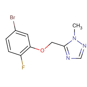 628692-25-1  1H-1,2,4-Triazole, 5-[(5-bromo-2-fluorophenoxy)methyl]-1-methyl-