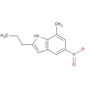 628709-25-1  1H-Indole, 7-methyl-5-nitro-2-propyl-