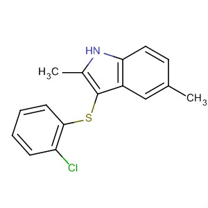 628735-93-3  1H-Indole, 3-[(2-chlorophenyl)thio]-2,5-dimethyl-