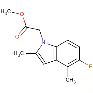 628736-93-6  1H-Indole-1-acetic acid, 5-fluoro-2,4-dimethyl-, methyl ester