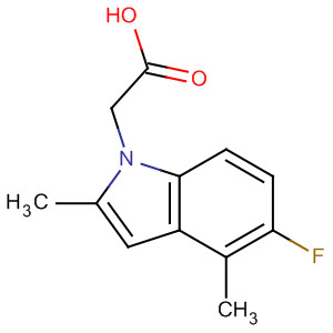 628736-94-7  1H-Indole-1-acetic acid, 5-fluoro-2,4-dimethyl-