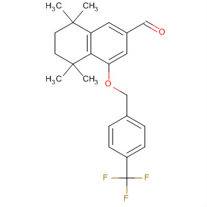 628738-55-6  2-Naphthalenecarboxaldehyde,5,6,7,8-tetrahydro-5,5,8,8-tetramethyl-4-[[4-(trifluoromethyl)phenyl]methoxy]-