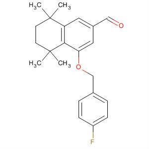 628738-64-7  2-Naphthalenecarboxaldehyde,4-[(4-fluorophenyl)methoxy]-5,6,7,8-tetrahydro-5,5,8,8-tetramethyl-
