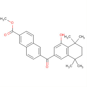 628738-72-7  2-Naphthalenecarboxylic acid,6-[(5,6,7,8-tetrahydro-4-hydroxy-5,5,8,8-tetramethyl-2-naphthalenyl)carbonyl]-, methyl ester