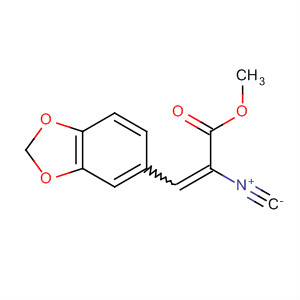 62879-37-2  2-Propenoic acid, 3-(1,3-benzodioxol-5-yl)-2-isocyano-, methyl ester