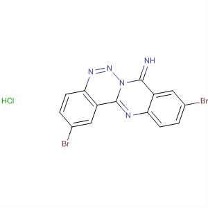 62888-05-5  8H-Quinazolino[3,2-c][1,2,3]benzotriazin-8-imine, 2,10-dibromo-,monohydrochloride